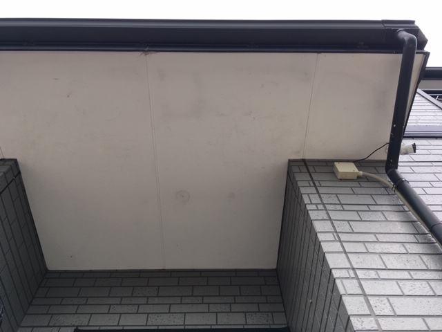糟屋郡 軒天 汚れ 劣化の事例